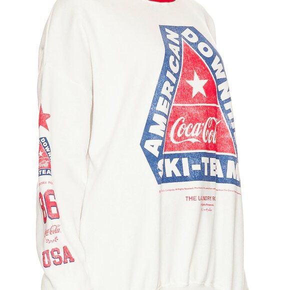 The Laundry Room Coca Cola U.S. Ski Team Crew Sweatshirt Limited Edition New S - Picture 2 of 6